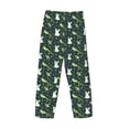 thumbnail image 3 of Lsque Green Frogs Print Men's Pajama Pants, Lounge Pant - Comfortable Home Wear,Elastic Waistband, Stylish Design-XX-Large, 3 of 9