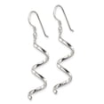 thumbnail image 2 of Auriga Fine Jewelry 925 Sterling Silver Fancy Twisted Spiral Dangle Earrings for Women, 2 of 6