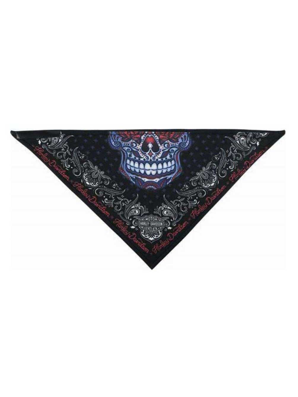 harley davidson skull bandana