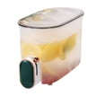 thumbnail image 2 of Cififendec Tap Dispenser Beverage Container, 5L, Refrigerator Safe Cold Water Pitcher for Homemade Fruit Tea Juice & Household Cold Drink Storage, 2 of 5