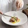 thumbnail image 3 of 8.2 Inch/9 Inch/9.8 Inch Light Luxury White High Temperature Ceramic Plate Fruit Salad Plate Commercial Serving Plate, 3 of 6