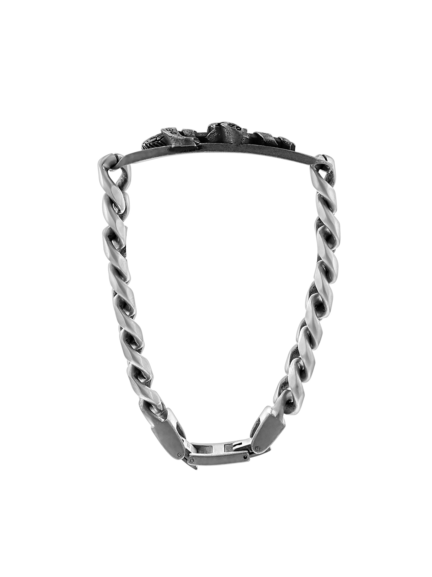 Ed Hardy - Brandclub - Men's Stainless Steel Antique Silver-Tone