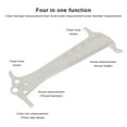 thumbnail image 1 of Bike Bicycle Chain Checke Ruler Repair Tool Thread Wear Indicator, 1 of 1