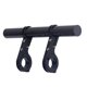 thumbnail image 1 of Toystoory Extensor de manillar de bicicleta con abrazaderas dobles soporte de extensión estante de montaje Universal al aire libre ciclismo de Ciclismo Negro Fibra de carbon Toystoory OD020549-02B, 1 of 6