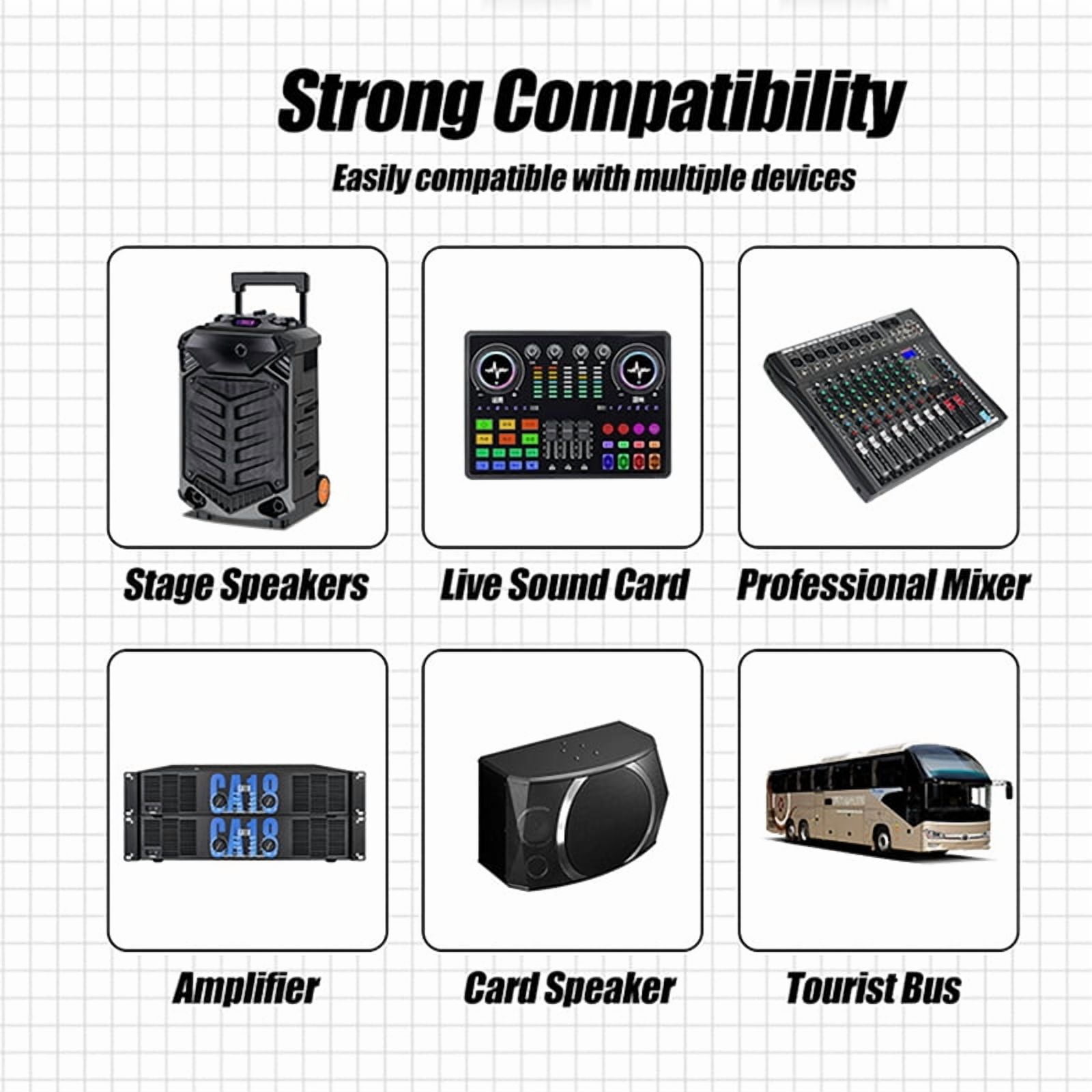 2.4G Wireless Microphone System XLR Mic Converter Adapter UHF Automatic Transmitter for Wired Dynamic Microphone 48v