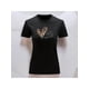 thumbnail image 1 of Playera Blusa Con Estampado De Corazon My Kernel Animal Print Ropa Para Mujer Color Negro Talla Grande Marca Emil SaEs, 1 of 4