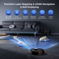 thumbnail image 5 of Robot Vacuum and Mop 11500pa Suction Robotic Cleaner with Laser Home Mapping and 85 Days Self Empty Station Pet Friendly Anti-Tangle, 5 of 10