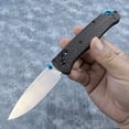 thumbnail image 6 of EDC Men's Everyday Folding Pocket Knife with Carbon Fibre Handle and Manual Opening for Camping , Black, 6 of 8