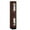 Mahogany, variant on See-Through Designer Wood Locker - Single Tier - 3 Wide - 6 Feet High - 21 Inches Deep - Mahogany