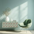 thumbnail image 6 of Mi Alma Rose Red Green Tile Stickers - Removable Vinyl 4x4, 24 pcs, 6 of 12