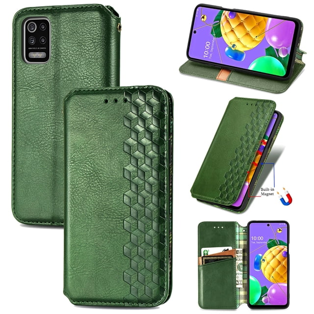 Case for LG K52 Cover Magnetic Protective Wallet Flip Case