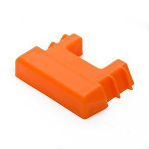 DC Cargo Mall Durable Orange Plastic End Protector Cover Cap for Vertical E Track Tie-Down Rails in Trailers, Vans, Trucks, and (Best Rated Cargo Vans)