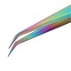 thumbnail image 5 of Professional Eyelashes Tweezers Stainless Steel Lashes Extensions Grafting Makeup Tools(MultiColor 12.5cm 4.9in ), 5 of 5