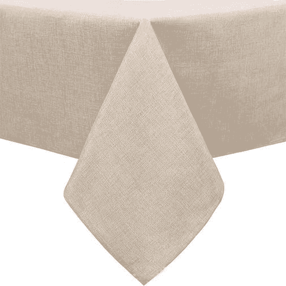 AUQ Table Cloth Modern Linen Table Cover,Timeless Tablecloth for Holiday Gatherings,55*55inch
