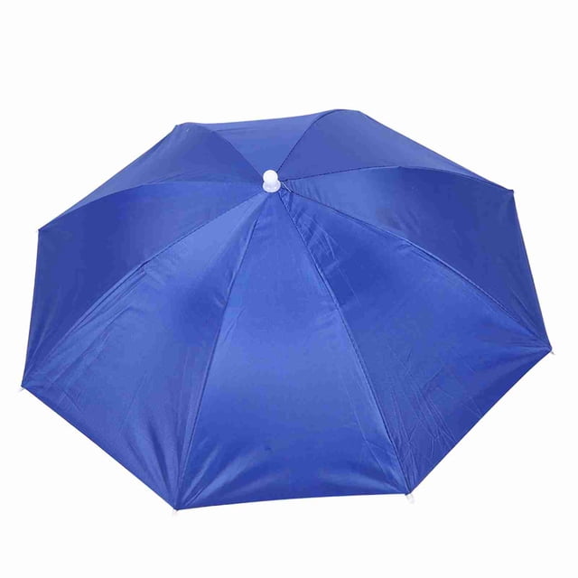 Paraguas de Manos, Paraguas al Aire Libre Sombro de Paraguas Sombreros de Paraguas de 65 cm Sombreros de Cabeza Protector para el Protector Solar A PRUEBA DE VIENTO Paraguas