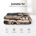 thumbnail image 3 of Yibo Pink Floral Blanket Flannel Soft and Comfortable Anti-static Bed Sofa Blanket, 3 of 8