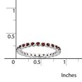 thumbnail image 4 of Sterling Silver Garnet Ring, 4 of 8