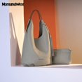 thumbnail image 2 of Set de bandolera Montana West Slouchy Hobo Bag para mujer, 2 of 6