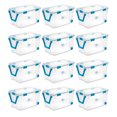thumbnail image 1 of Sterilite 120-Qt Clear Plastic Wheeled Storage Bin w/ Gasket Latch Lid, 12 Pack, 1 of 10
