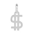 thumbnail image 2 of Sterling Silver Dollar Sign Pendant 3/4 inch high with No Chain Included, 2 of 2