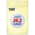thumbnail image 1 of Crazy 26.2 Runner Marathon Refrigerator Button Magnet, 1 of 2