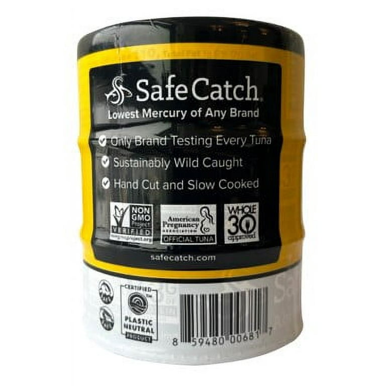 Safe Catch Wild Ahi Yellowfin Tuna 5 oz can, 3 pack