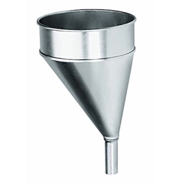 WirthCo Funnel 94465 Round; 10-1/2 Inch Diameter x 11-5/8 Inch Overall Height; 6 Quart Capacity; Galvanized Steel