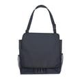 thumbnail image 2 of Bolsa de hombro para almacenamiento del asiento trasero del coche, organizador para el asiento del coche, para el coche, camión, autocaravana Negro con línea negra, 2 of 9