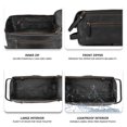thumbnail image 4 of Neceser de viaje LEATHER VILLAGE Premium Leather Black, 4 of 9
