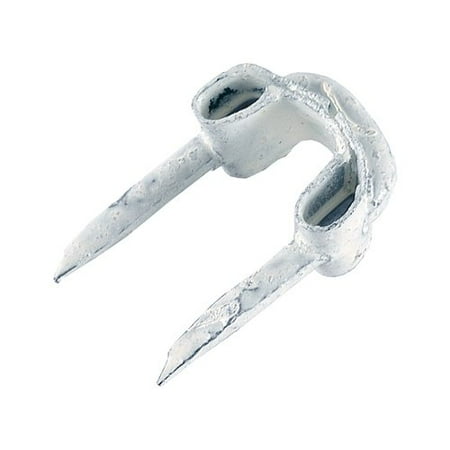 GE Insulated Wire Staples, White
