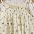 thumbnail image 3 of Faraee 0-18 Months Infant Newborn Baby Girl Floral Romper Spaghetti Strap One Piece Jumpsuit Shorts Toddler Summer Overall Clothes Light Pink, 3 of 6