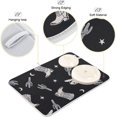 thumbnail image 4 of Western Theme Cactus Black Dish Drying Mats Super Absorbent Multicolor Dish Drain Mat for Counter Kitchen Drying Mats 18x24 Inch, 4 of 5