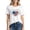 A271 White, variant on Xdegoge American Flag Patriotic 4th of July Sparkly Graphic T Shirt for Women Short Sleeve Crewneck Loose Casual Top USA Pride Summer Tee Holiday Party Fashion Shirts