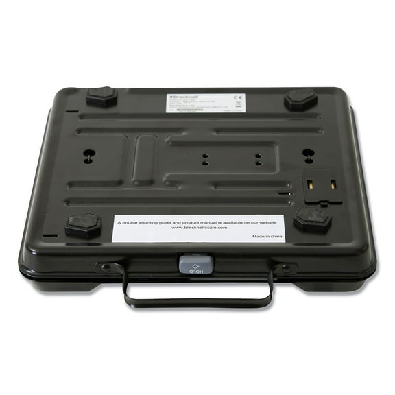 Brecknell Portable Electronic Utility Bench Scale 250 lb Capacity, 12.5 x 10.95 x 2.2 Platform
