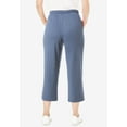thumbnail image 2 of Woman Within Plus Size Petite Sport-Knit Pull-On Capri Pants, 2 of 5