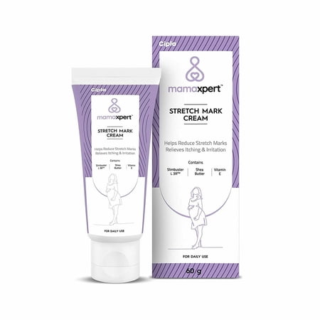 Cipla Mamaxpert Stretch Mark Cream to Reduce Stretch Marks & Scars 60 gm