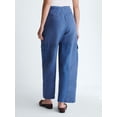 thumbnail image 3 of Scoop Women's and Women's Plus Cargo Barrel Pant, Sizes 0-26W, 3 of 5