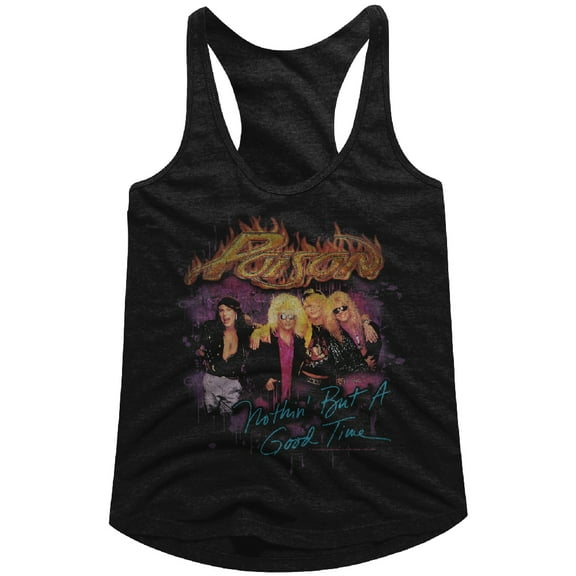 Poison Good Times Black Women's Racerback Tank Top