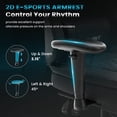 thumbnail image 5 of JONPONY Big and Tall 500lbs Gaming Chair with Bluetooth Speakers, Gamer Chair with Footrest and Lumbar Support & 360-Swivel Seat, Ergonomic Gamer Chair with Headrest, Black, 5 of 9