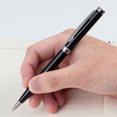 thumbnail image 2 of HeroNeo 2pc Luxury Retractable Ballpoint Pen Black Ink Pen 0.5mm Point for Men Women Professional Executive Office Creative Gift, 2 of 13