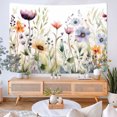thumbnail image 2 of Tapiz de pared con flores y mariposas, microtela, 150 x 130 cm, 2 of 2