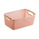 thumbnail image 5 of Cesta organizadora de almacenamiento hueca, cesta para ropa, organizador de escritorio decorativo Rosa, 5 of 9