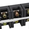 thumbnail image 1 of Cable Terminal Strip Dual Rows Fixed High Current Screw Mount Wire Barrier Block with Cover 200A 600V 5 Position (2005), 1 of 2