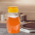 thumbnail image 4 of BESTYASH 4Pcs Small Honey Jars Transparent Plastic Squeeze Bottles with Lids for Clean Honey Storage, 4 of 8