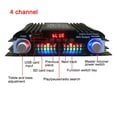 thumbnail image 4 of Car Home Amplifier 4 Channels Car Speakers Booster Powered Subwoofer Amplificador Support FM U Disk ,High Sound, 4 of 8