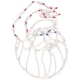 thumbnail image 5 of Northlight Lighted Santa Claus Christmas Window Decoration - 18", 5 of 8