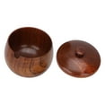 thumbnail image 3 of Wood Condiment Jar, Spice Jar Classic Flip Top Easy To  Dustproof  For Sugar For Kitchen Lacquer, 3 of 8