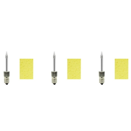 

3X USB Soldering Iron E10 Interface Battery Soldering Iron Soldering Iron Threaded(Pointed)