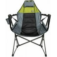 thumbnail image 5 of RIO Hammock Camping Chair, Steel, Adjustable Back, Swinging Chair, Folding Rocking Chair with Pillow Cup Holder, Recliner for Outdoor Travel, Water Resistant, Sports Games, Lawn Concerts Backyard, 5 of 8