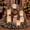 C05, variant on Lighted Christmas Centerpiece with Flameless Candle Glow, Festive Holiday Tabletop Decor for Dining Table, Mantel & Shelf